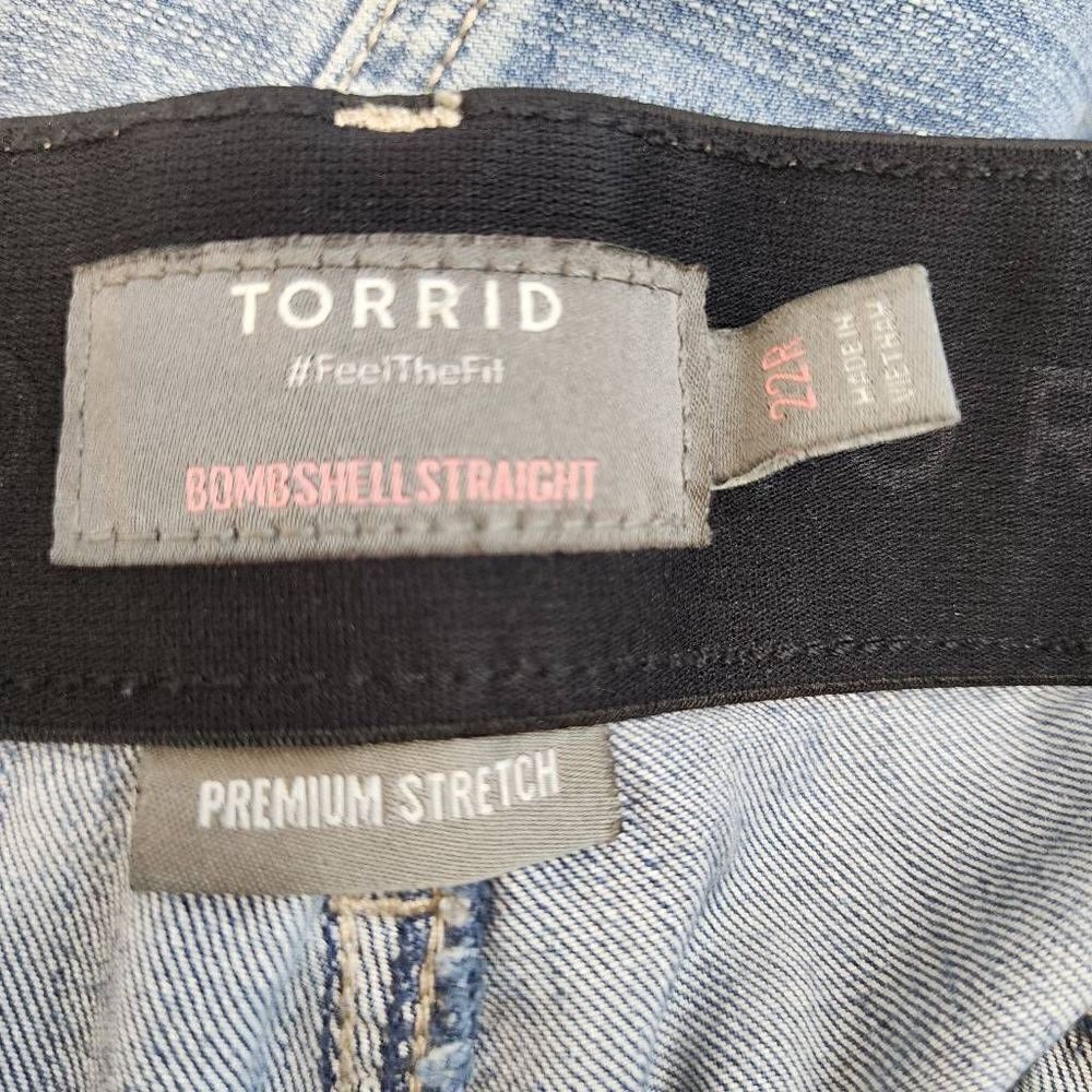 Torrid Bombshell Straight Premium Stretch Distres… - image 7